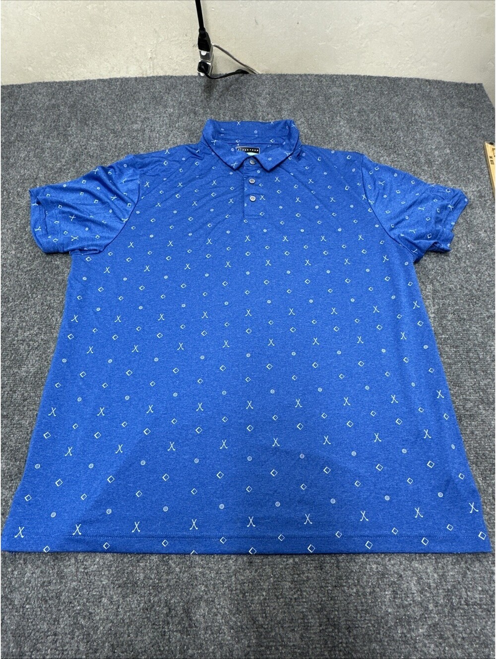pga tour golf shirt blue 2XL